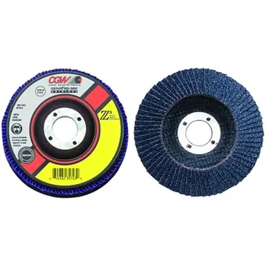 CGW 42300 Flap Disc, 4-1/2", 24 Grit, T27 (10pk)