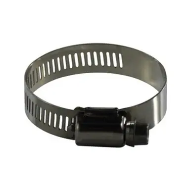 Midland Industries 620006SS -620 Series Wide Band Worm Drive Clamp, 3/8" Min. Clamp Dia., 316