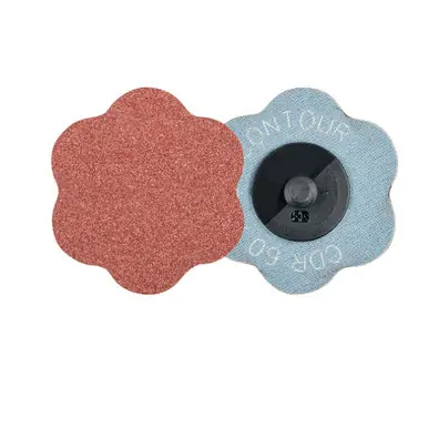 PFERD 42425 - COMBIDISC CONTOUR Abrasive Disc, 2-3/8" Dia, Type CDR, 60 Grit, Aluminum oxide (50pk)