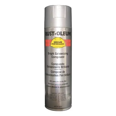 Rust-Oleum V2117838 High Performance Bright Galvanizing Compound Spray, 20 oz (6pk)