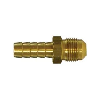 Midland Industries 07004-0506 - Adapter, 5/16" Hose Barbed x 3/8" 45° Male Flared, Brass