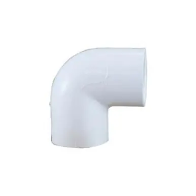 Midland Industries 55726 - 90° Elbow, 2-1/2" Slip x 2-1/2" Slip, PVC, White, SCH 40 Schedule