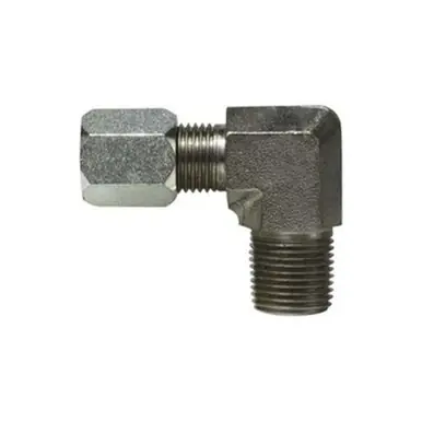 Midland Industries SSC250144 - Elbow, 1/4" Tube x 1/4" MIP, Stainless Steel