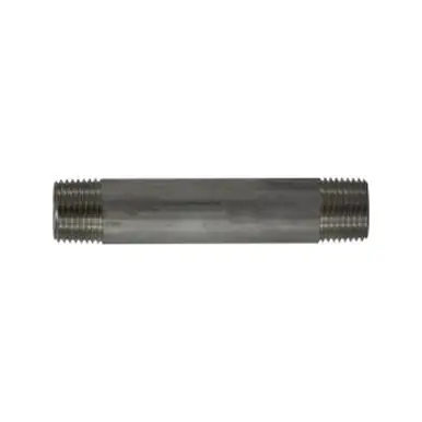 Midland Industries 49067 - Welded Pipe Nipple, 1/2" MPT x 1/2" MPT, 4-1/2" L, Stainless Steel, SCH