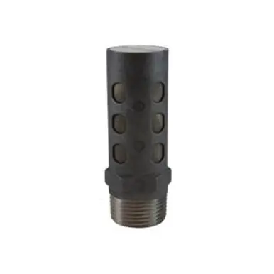 Midland Industries 940822 - High Flow Muffler, 1/8" Nominal, MPT, Aluminum