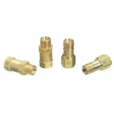 Western CV-7R Check Valve, 9/16"-18, Oxygen, B-Size, RH, 125 PSI