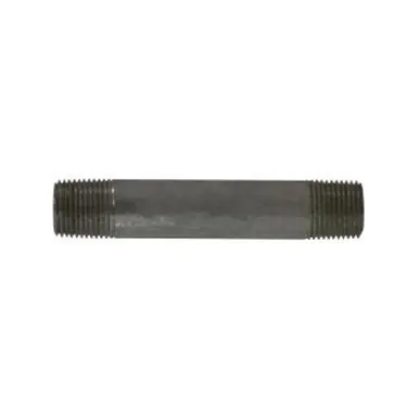 Midland Industries 52044 - Seamless Pipe Nipple, 3/8" MPT x 3/8" MPT, 3" L, Stainless Steel, SCH 80