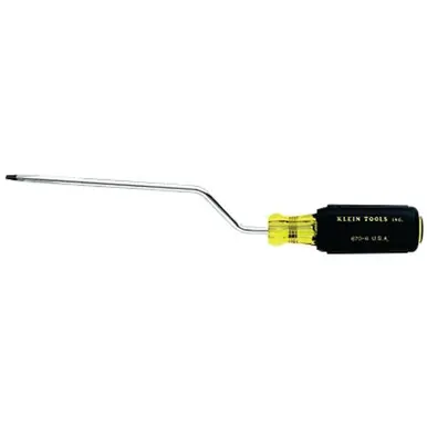 Klein Tools 670-6 Rapi-Driv Slotted Screwdriver, 3/16", 9-3/4" Overall Length