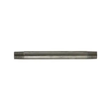 Midland Industries 49002 - Welded Pipe Nipple, 1/8" MPT x 1/8" MPT, 1-1/2" L, Stainless Steel, SCH