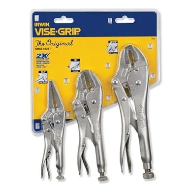 Irwin VISE-GRIP 323S The Original Locking Pliers Set, 3-Piece (6", 7", 10")