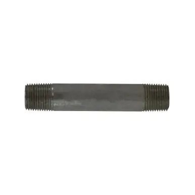 Midland Industries 52045 - Seamless Pipe Nipple, 3/8" MPT x 3/8" MPT, 3-1/2" L, Stainless Steel, SCH