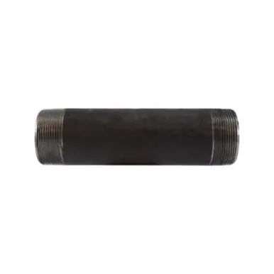 Midland Industries 59160SMLS - Seamless Pipe Nipple, 2" MPT x 2" MPT, 2" L, Steel, Black, SCH 80