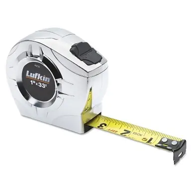 Crescent Lufkin P2212XN P2000 12 ft Chrome Tape Measure, SAE