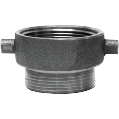Dixon Valve HA2576 Hydrant Adapter, 3/4" GHT Male x 2-1/2" NS Female, Brass (5pk)