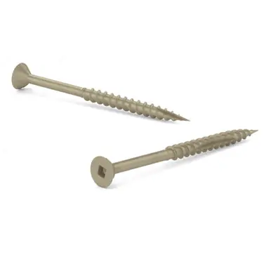 Richelieu FSCN172A104PR - 10 x 4" Wood Screw 2 Sq. Flat Head, 1000ct
