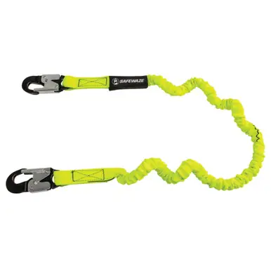 Safewaze FS590-ALU - PRO 6‘ Stretch Internal Energy Absorbing Lanyard Alu Snap Hook