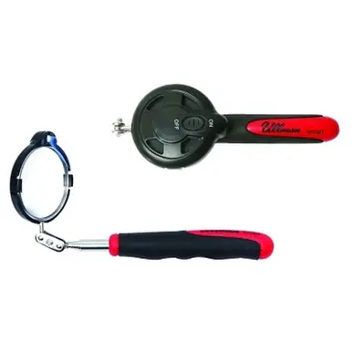 Ullman HTC-2LT Lighted Inspection Mirror, 2.375", 6.75"-37"