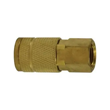 Midland Industries 28507 - Parker Tru Coupler, 1/4" FIP, Brass