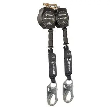 Safewaze SW8008-10-DL - Latitude HD 10‘ Dual Cable SRL-P SW-9012 BWB, Snap Hooks