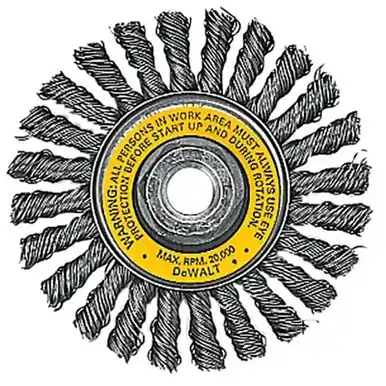 DeWalt DW4930 4" Wire Wheel Brush, 5/8"-11 Arbor