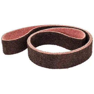 PFERD 43587 - 2" x 72" POLIVLIES Surface Cond. Belt 180 Grit, Aluminum Oxide Medium Grade (10pk)