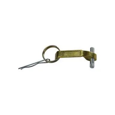 Midland Industries 61453 - Handle Assembly, 3 to 4" Brass, for use w/ Cam & Groove Fitting