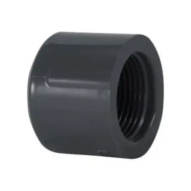 Midland Industries 848012 - Cap, 1-1/4" FIP, PVC, SCH 80 Schedule