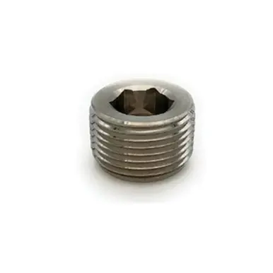 Midland Industries SS5406-NF4-NM8 - Hollow Reducer Hex Plug, 1/4 x 1/2", Stainless Steel
