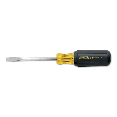 Stanley 66-090 Standard Screwdriver, 1/4" x 8-1/4", Vinyl Grip