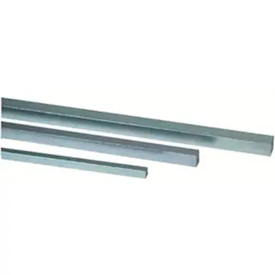 Precision Brand 57503 Square Keystock, Stainless Steel, 1/4" x 12"
