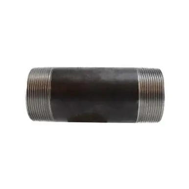 Midland Industries 59213SMLS - Seamless Pipe Nipple, 3" MPT x 3" MPT, 12" L, Steel, Black, SCH 80