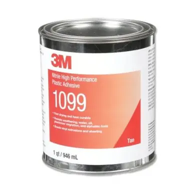 3M 021200-19811 Scotch-Grip Plastic Adhesive, Light Tan, 1 qt Can
