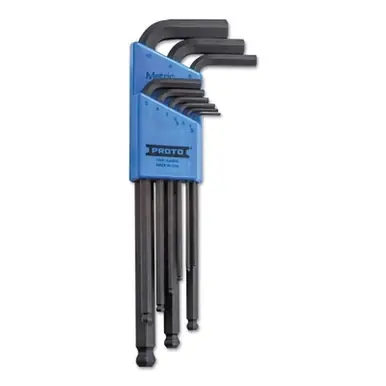 Proto 4996 Metric Ball-Hex L-Key Set, 9-Piece
