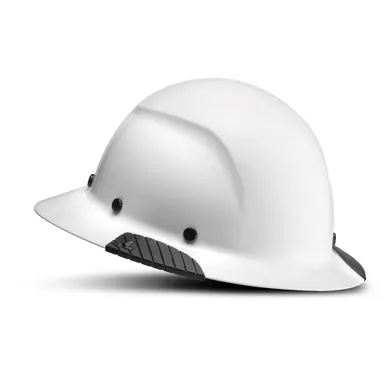 LIFT HDF-15WG - DAX Fiber Resin Full Brim Hard Hat (Gloss White)
