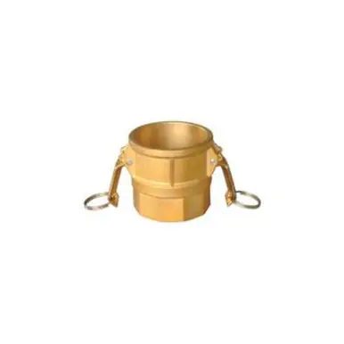 Midland Industries 44942 - Cam & Groove Coupler, 1" Type D x 1" FIP, Brass
