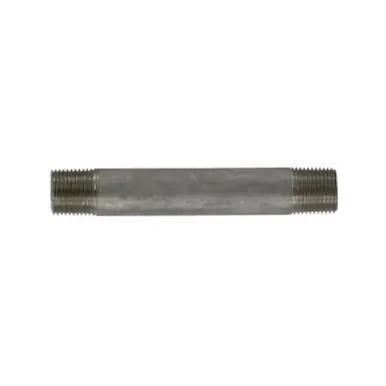 Midland Industries 49050 - Welded Pipe Nipple, 3/8" MPT x 3/8" MPT, 6" L, Stainless Steel, SCH 40
