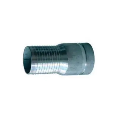 Midland Industries CNG-400-S - Combination King Nipple, 4" Hose Barbed x 4" Grooved, Steel, Plain