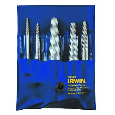 Irwin 53535 Screw Extractor Set, 5-Piece