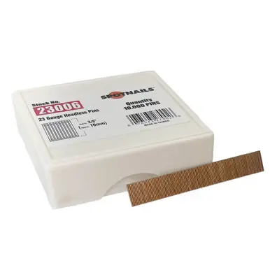 Spotnails 23006 - 23 Gauge 3/8" Headless Pins, 10,000ct