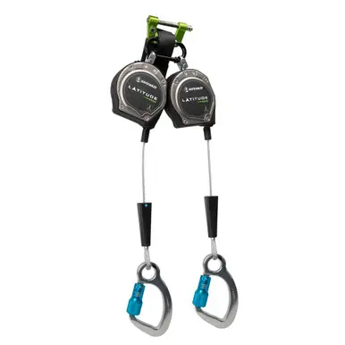 Safewaze 023-5359 - Latitude Edge 8‘ Dual Cable SRL Alu Carabiners