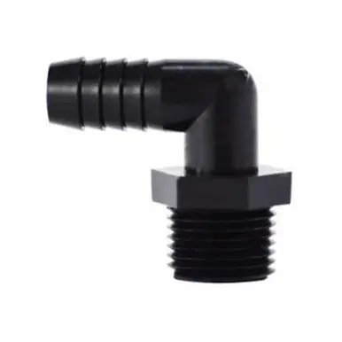 Midland Industries 33314B - 90° Elbow, 3/4" Hose Barbed x 3/4" MIP, Polyethylene