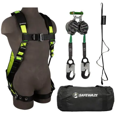 Safewaze 018-3003 - PRO Bag Kit FS185-S/M Harness, 018-5025 SRL, FS902 Trauma, FS8150 Bag