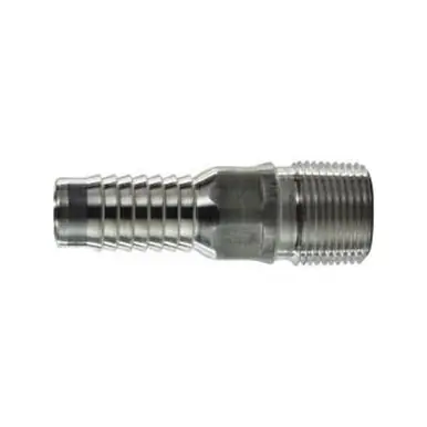 Midland Industries 973621 - Combination King Nipple, 3/4" Hose Barbed x 3/4" MPT, Aluminum