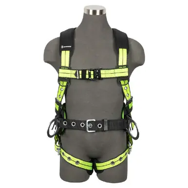 Safewaze FS-FLEX270-XS - PRO+ Construction Harness 3D, QC Chest, TB Legs, TB Torso (XS)