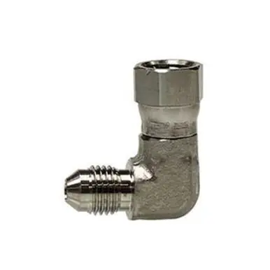 Midland Industries SS6500-12-12 - 90° Elbow, 3/4" Male JIC x 3/4" Female JIC Swivel, Stainless Steel