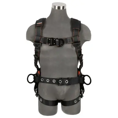 Safewaze 021-1715 - V-Select Construction Harness 3D, QC Chest, FD, TB Legs (M/L)