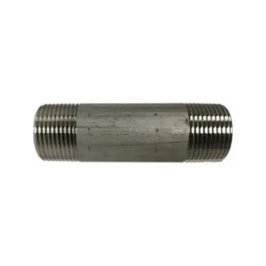 Midland Industries 49100 - Welded Pipe Nipple, 1" MPT x 1" MPT, 1-1/2" L, Stainless Steel, SCH 40