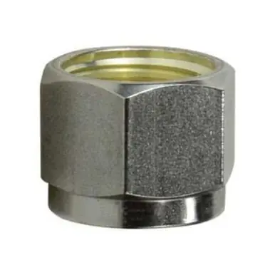 Midland Industries SSC3184 - Flareless Tube Nut, 1/4" JIC, Stainless Steel