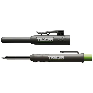TRACER ADP2-20 - Deep Hole Construction Pencil w/ Holster & Built-In Sharpener, 20ct