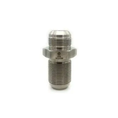Midland Industries SS2700-06-06 - Bulkhead Union, 3/8" Male JIC x 3/8" Male JIC, Stainless